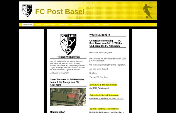Vorschau von www.fcpostbasel.ch, FC Post Basel 1932