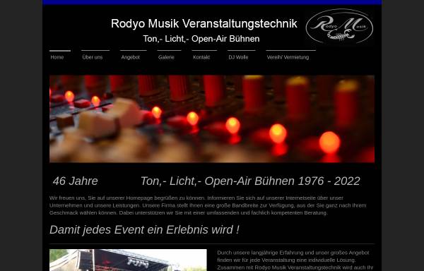 Vorschau von www.rodyomusik.de, Rodyo Musik Gastrokompakt