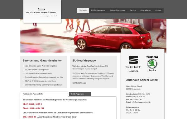 Vorschau von www.autohausscheel.de, Autohaus Scheel