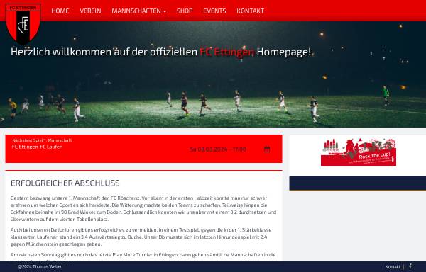 Vorschau von www.fc-ettingen.ch, FC Ettingen