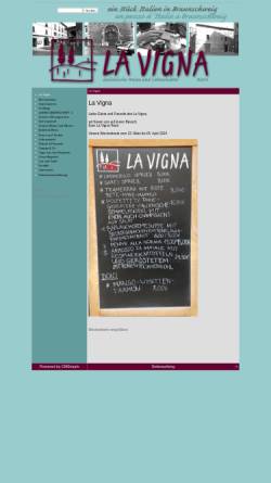 Vorschau der mobilen Webseite www.la-vigna.de, La Vigna