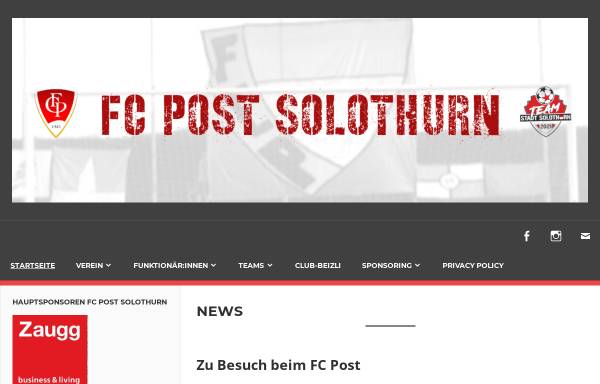 Vorschau von fcpost.ch, FC Post Solothurn