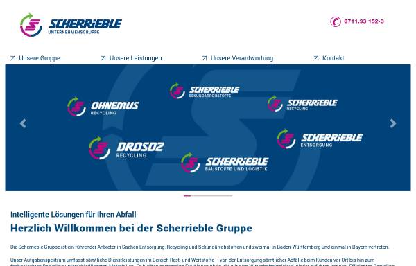 Vorschau von www.scherrieble.de, Gustav Scherrieble GmbH & Co.