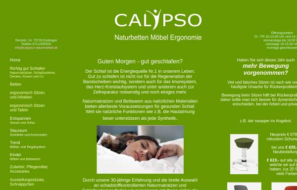 Vorschau von www.calypso-naturmoebel.de, Calypso Naturbetten & Möbel