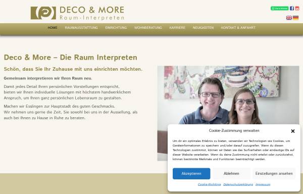 Vorschau von www.deco-and-more.de, Deco-and-more Raumausstatter