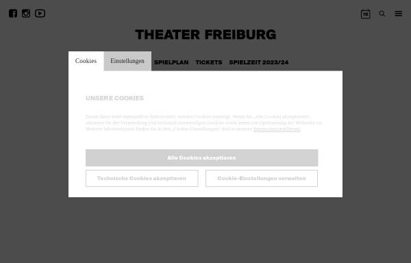 Vorschau von www.theater.freiburg.de, Freiburger Theater