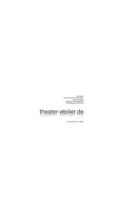 Vorschau der mobilen Webseite www.theater-atelier.de, Theater-Atelier