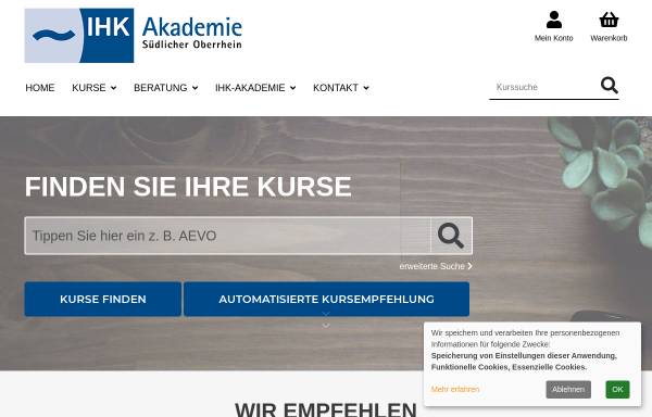 Vorschau von www.ihk-bz.de, IHK-Bildungszentrum