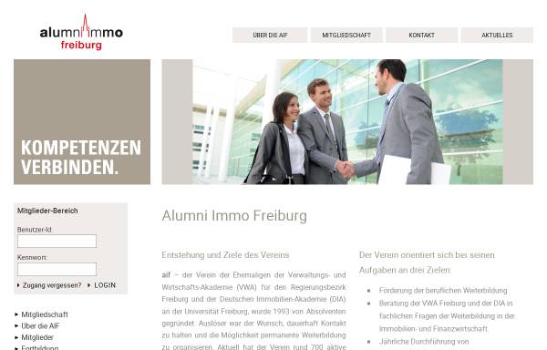 Vorschau von www.dia-vwa.de, Verwaltungs- und Wirtschafts-Akademie (VWA)