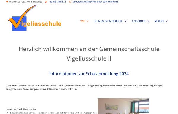 Vorschau von www.vigeliusschule.de, Vigeliuschule II