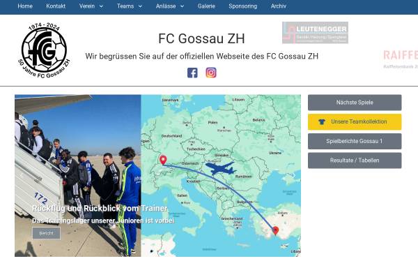 Vorschau von www.fcgossau.ch, FC Gossau