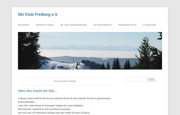 Vorschau von www.skiclub-freiburg.de, Ski-Club Freiburg