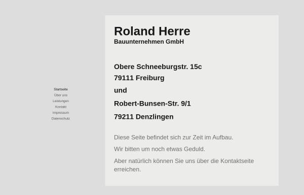 Bauunternehmen Roland Herre
