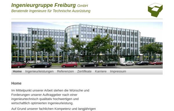 Vorschau von www.igf-info.de, Ingenieurgruppe Freiburg GmbH