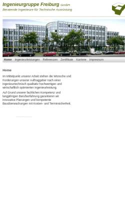 Vorschau der mobilen Webseite www.igf-info.de, Ingenieurgruppe Freiburg GmbH
