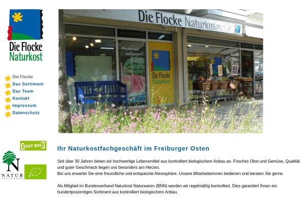 Vorschau von www.dieflocke.de, Die Flocke Naturkost GmbH