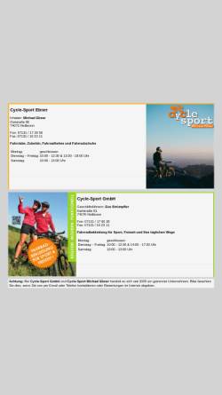 Vorschau der mobilen Webseite www.cycle-sport.de, Cycle-Sport