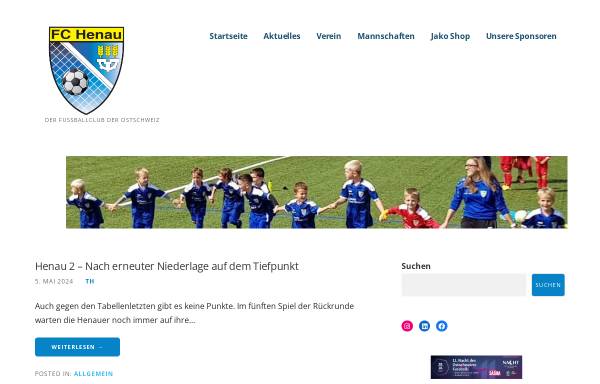 Vorschau von www.fchenau.ch, FC Henau