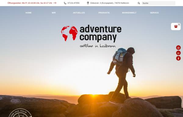 Vorschau von www.trekkingshop.de, Adventure Company