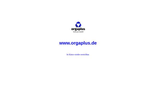 Vorschau von www.orgaplus.de, orgaplus Firmengruppe
