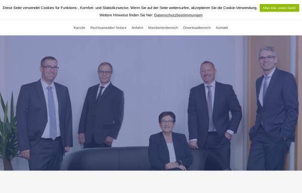 Vorschau von www.beineke-kipping-partner.de, Rechtsanwälte und Notare Siegen, Beineke, Kipping