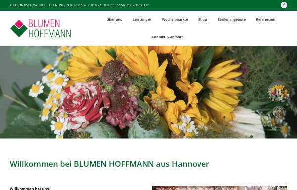 Vorschau von www.blumen-hoffmann.de, Blumen Hoffmann GbR