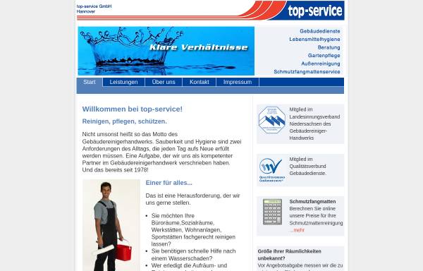 Vorschau von topservice-gmbh.de, top-service GmbH