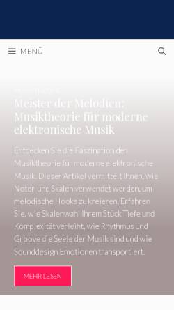 Vorschau der mobilen Webseite www.mvgroetzingen.de, Musikverein 1886 Grötzingen e.V.
