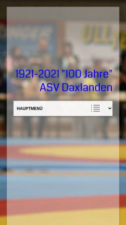 Vorschau der mobilen Webseite www.asv-daxlanden.de, ASV Daxlanden