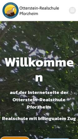 Vorschau der mobilen Webseite www.otterstein-realschule.de, Otterstein Realschule