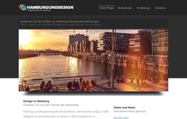 Vorschau von www.hamburgunddesign.de, Hamburg und Design