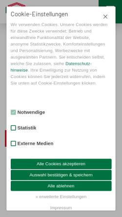 Vorschau der mobilen Webseite www.ndb.de, NDB Elektrotechnik GmbH & Co.