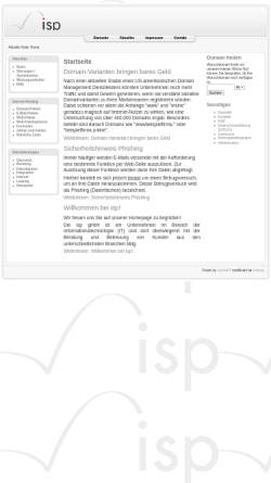 Vorschau der mobilen Webseite www.isp-net.de, ISP GmbH