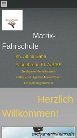 Vorschau der mobilen Webseite www.fahrschulechrist.de, Fahrschule Christ (Inh. Bernd Christ)