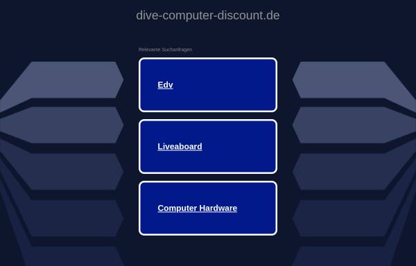 Vorschau von www.dive-computer-discount.de, Dive Computer GmbH