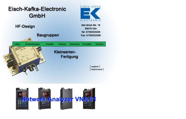 Vorschau von www.eisch-electronic.com, Eisch-Kafka-Electronic GmbH