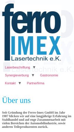 Vorschau der mobilen Webseite www.guentner-industries.de, Guentner Industries