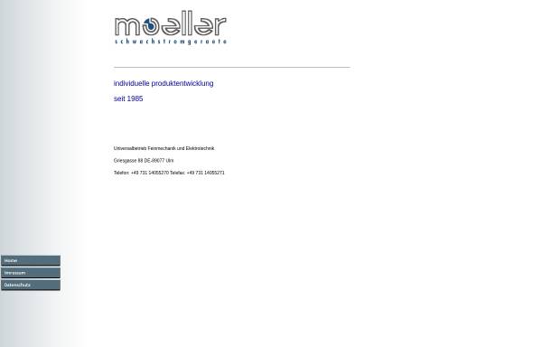 Vorschau von www.moeller-ulm.de, Moeller Schwachstromgeräte