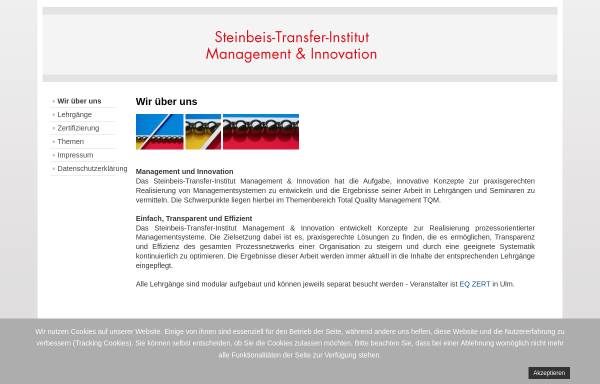 Vorschau von www.sti-mi.de, Steinbeis-Transfer-Institut Management & Innovation