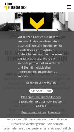 Vorschau der mobilen Webseite www.lehnen-werbeagentur.de, Lehnen Werbeagentur GmbH