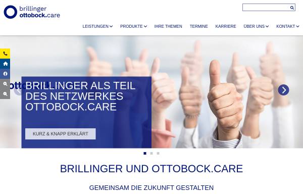 Vorschau von www.brillinger.de, Brillinger GmbH & Co. KG