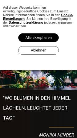 Vorschau der mobilen Webseite www.blumen-reibold.de, Reibold Grün & Blüh'n