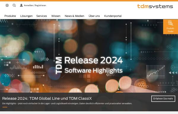 Vorschau von www.tdmsystems.com, TDM Systems GmbH