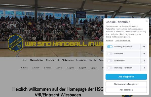 Vorschau von www.handball-wiesbaden.de, MSG VfR/Eintracht Wiesbaden