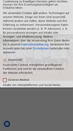 Vorschau der mobilen Webseite wthc.de, Wiesbadener Tennis und Hockey Club e.V.