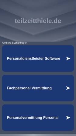 Teilzeit Thiele Personal GmbH