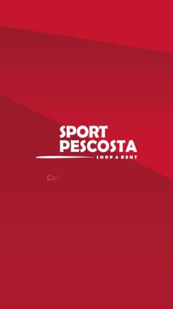 Vorschau der mobilen Webseite sportpescosta.it, Sport Pescosta