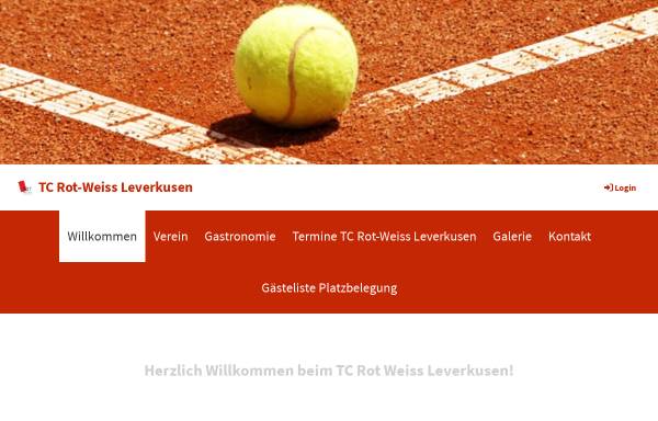 Vorschau von www.tennis-rwl.de, Tennisclub Rot-Weiss Leverkusen e.V.