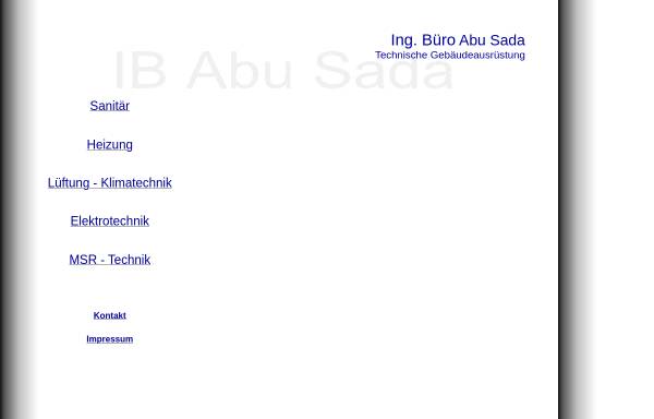 Vorschau von www.ib-abusada.de, Ismail Abu Sada, Planungsbüro für Technische Gebäudeausrüstung