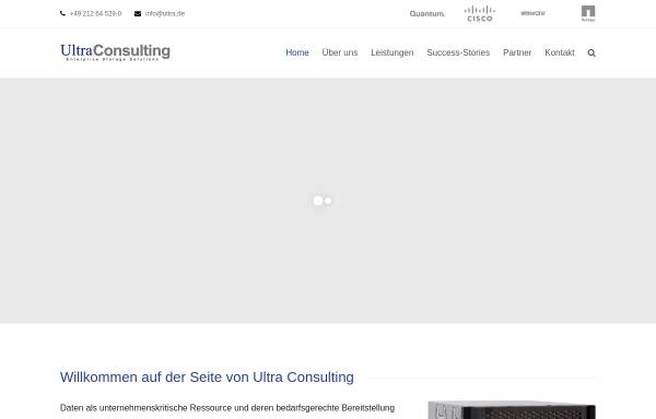 Vorschau von www.ultra.de, Ultra Consulting Network GmbH